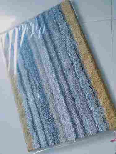 Non Slip Light Weight And Quick Dry Multicolor Cotton Bathroom Floor Mat