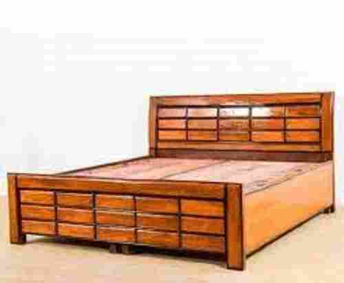 Solid Termite Resistant Strong Stable Long Durable Sturdy Wooden Double Bed 