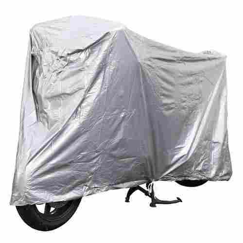 For All Types Of Bike And Water-Resistant Scooty Silver Hdpe Waterproof Bike Cover