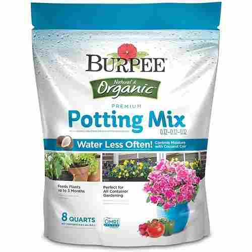 Burpee Waterless 8 Quartz Natural And Organic Premium Potting Mix