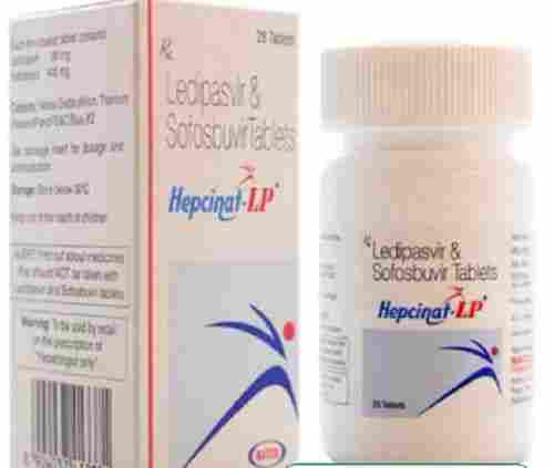 Hepcinat Ledipasvir Sofosbuvir Tablet 400mg, Pack Of 28 Tablet 