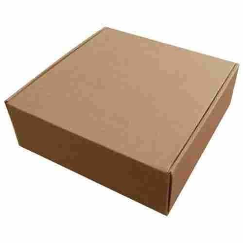 High Durability And Brown Square Folding Plain Corrcugated Packaging Box 