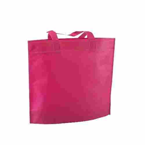 Environmentally Friendly Pink Loop Handle Non Woven Bags