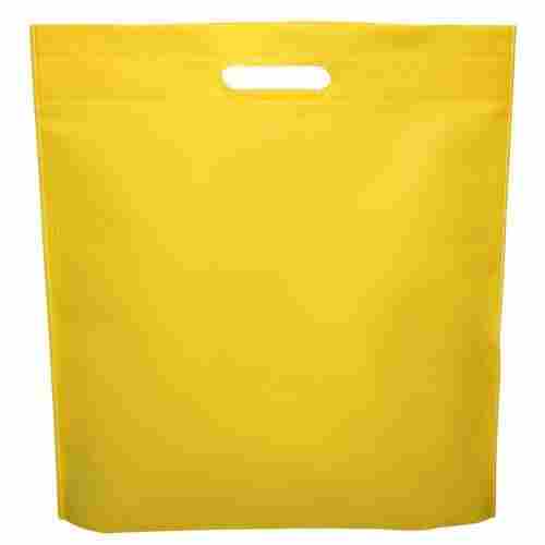 Lightweight Yellow D Cut Non Woven Bag
