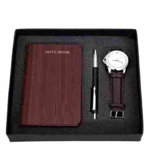 Printed Corporate Gift Set Included Pen, Watch And Notebook