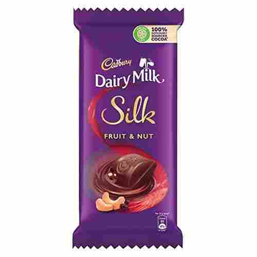 Rich Creamy Cadbury Dairy Milk Silk Crunchy Fruit And Nut Chocolate Bar, 137 G