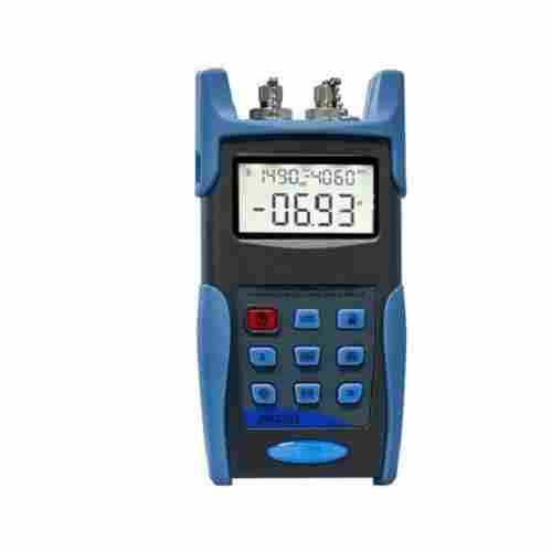 Digital Display Light Weight Easy To Use Strong Plastic Blue Optical Power Meter