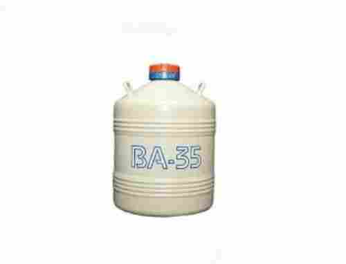 33 Liter Capacity Ba-35 Open Top White Aluminium Alloy Liquid Nitrogen Container
