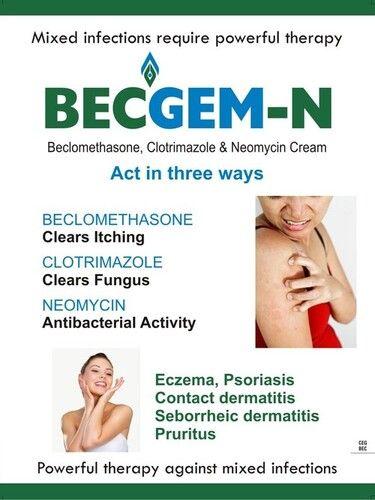 Becgem-N Cream (Beclomethasone, Clotrimazole and Neomycin)