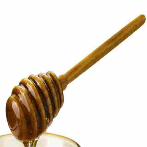 Reusable And Washable Natural Color Wooden Honey Dipper Stick 