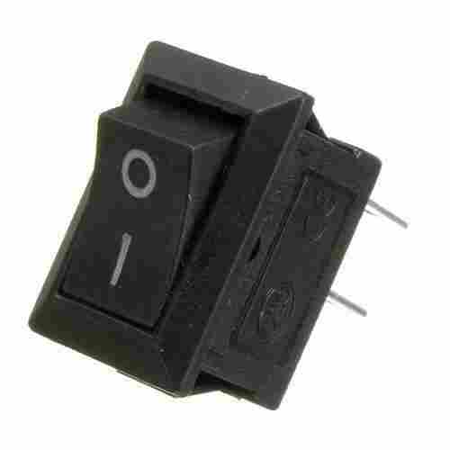 On-Off Pattern More Easy To Use With Three Connecting Pins Plastic Rocker Switch