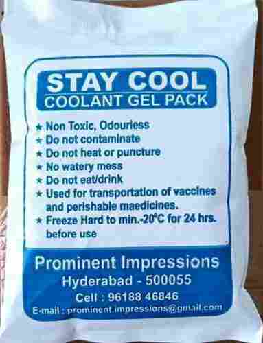 Medical Ice Pack, Stay Cool Coolant Gel Pack, Do Not Eat/Drink