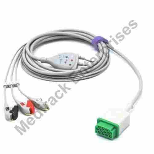 Anti-Interference Extreme Quality Medical Equipment 3 Lead Ge Ecg Cable
