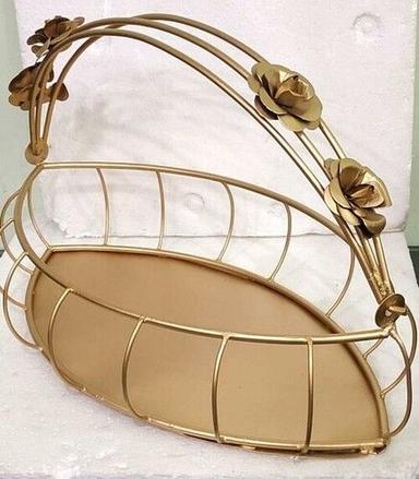 Golden Attractive Pattern Gift Basket