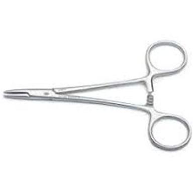 Manual Stainless Steel Surgical Instrument Hemostat 6 Inch Plain Clamp Needle Holder
