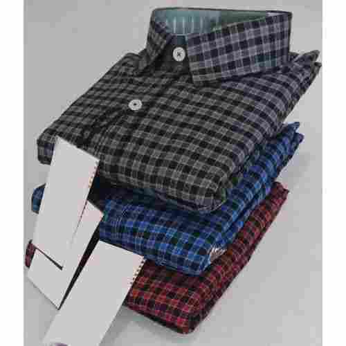 Men'S Stylish And Fashionable Pure Cotton Multi Colors Formal Check Shirt 