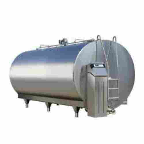 Milk Storage Tank In Horizontal Orientation, 1000-5000 L Storage Capacity