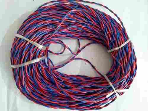 Durable Double Core Light Weight Flexible Blue And Red Copper Wire