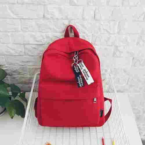 Easy To Carry Long Durable Design Water Proof Lightweight Red School Bag 