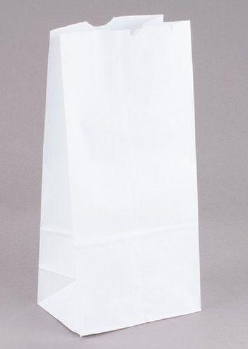 Plain Disposable Eco-Friendly Reusable Durable And Comfortable White Paper Bag