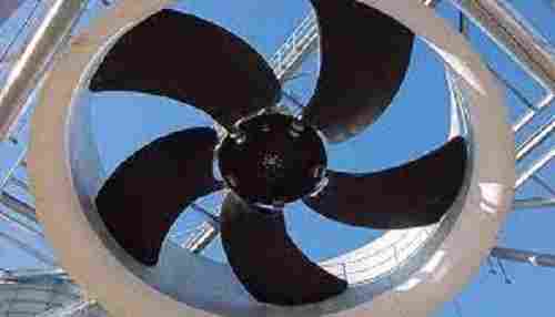 Heat Resistance Light Weight Plastic Black And White Cooling Tower Fans