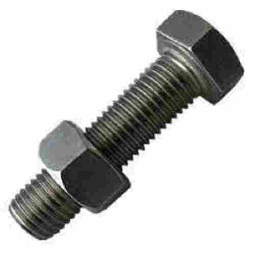 Heavy Duty Long Durable Rust And Corrosion Resistance Silver Mild Steel Bolt Nuts 