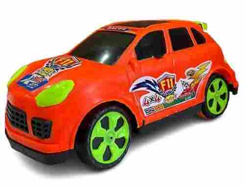 Kids Easy To Play Light Weight Unbreakable Strong Plastic Orange Toy Car