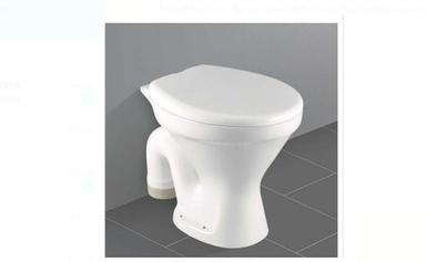 Water Proof White Ceramic Floor Mounted Toilet Seat For Bathroom Fitting With 15 Inch Size