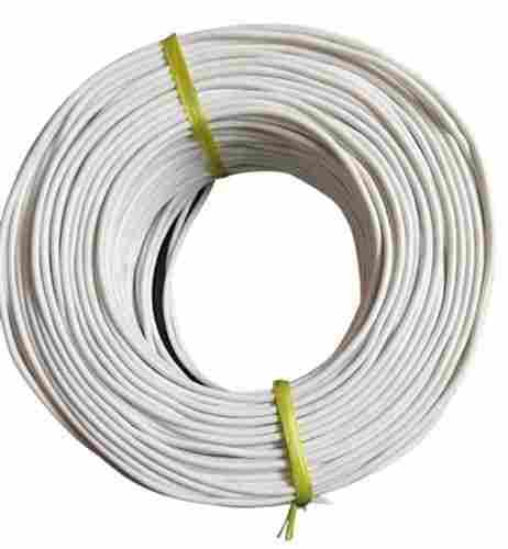 2 Core Round And Fire Proof Secure Flexible White Electrical Wire
