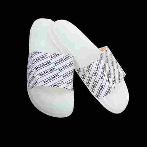 Men Comfortable Light Weight And Skin Friendly Flip Flop White Slippers 