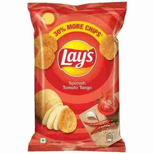 Tasty And Crispy Spanish Tomato Tango Flavor With 28gram Packet Pack Lays Potato Chips