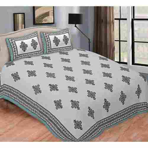 Beautiful Designs Comfortable Skin Friendly Printed Cotton Double Bed Sheet 