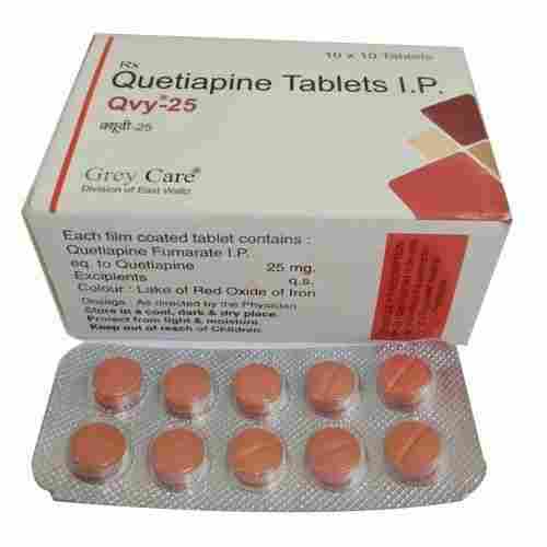 Quetiapine Tablets IP, Packaging Size 10X10