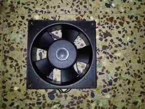 Electric Compact Fan In Square Shape And Black Color, High Speed Blade