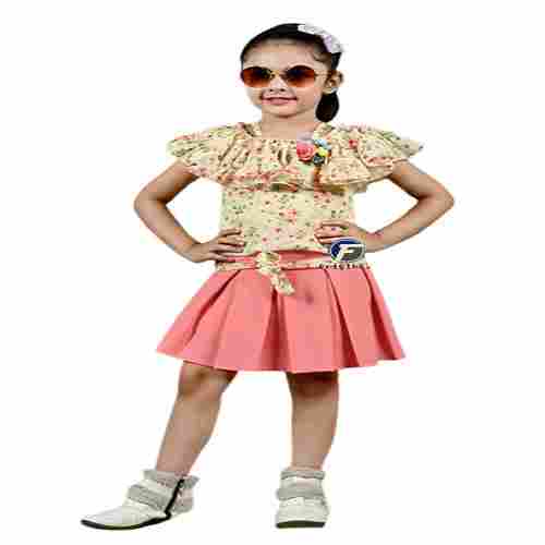 Fashionable Top And Skirt For Kids