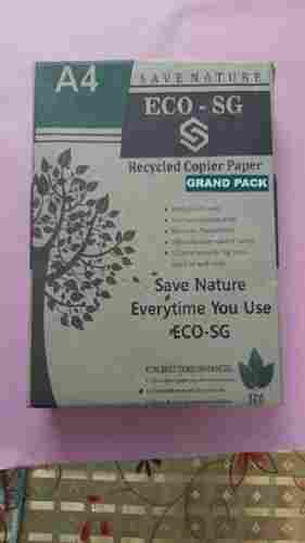 Light Weight Easy To Use Recyclable Smooth Finish Eco Friendly A4 Copier Paper