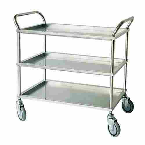 Long Durable Light Weight And Easy To Use Stainless Steel Medical Equipment Trolley