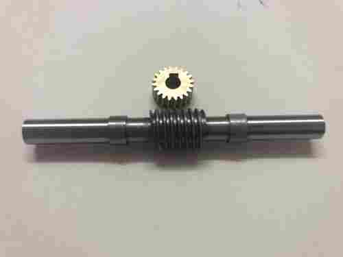 Precision Engineered Micro Worm Wheel and Worm Shaft for Industrial Application