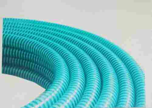 Pvc Suction Hose Pipe In Green Color And 1 Inch Size, Round Shape