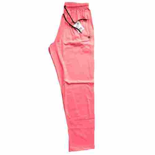 Ladies Skin Friendly Comfortable And Breathable Full Length Pink Lower