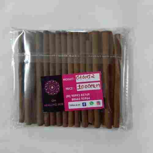 Low Smoke Natural Fragrance Charcoal And Chemical Free Brown Dhoop Sticks