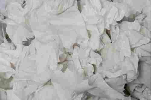 Soft Recyclable Lightweight Smooth White Waste Paper Scrap