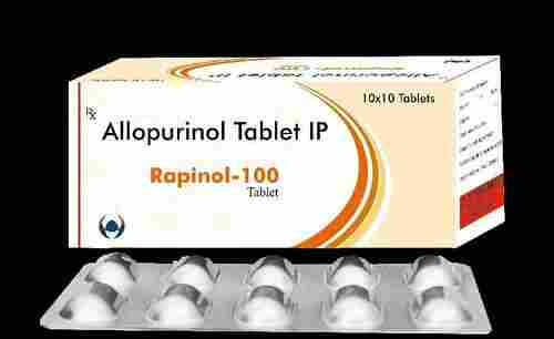 Allopurinol 100mg Tablets (Rapinol)