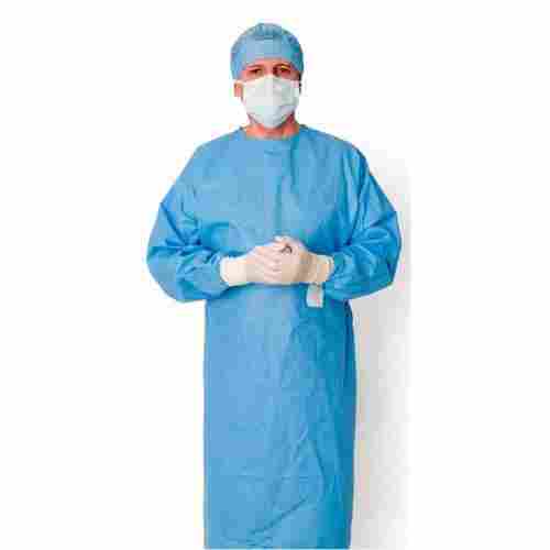 Comfortable And Breathable Skin Friendly Disposable Blue Surgical Gown 