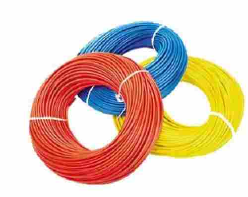 90 Meter Length 50 Hertz Frequency 1mm 220 Volt Single Core Flexible Yellow Electric Copper Wires
