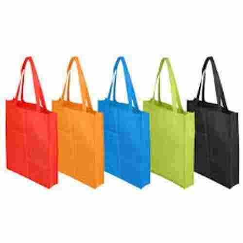 Multi Colored Eco Friendly Loop Handled Plain Non Woven Bags For Grocery
