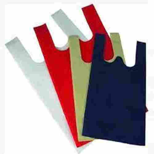 Multi Colored Eco Friendly Plain Non Woven W Cut Carry Bag For Grocery