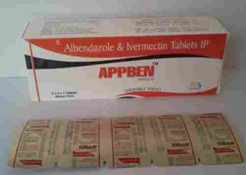 Appben Albendazole And Ivermectin Chewable Tablet IP