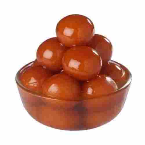 Brown Round Shape Healthy Delicious High In Fiber Vitamins Gulab Jamun