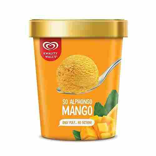 Creamy Deliciousness Fruit Pulp Chunks Sauces Kwality Wall'S Cream Delights Mango Tub 